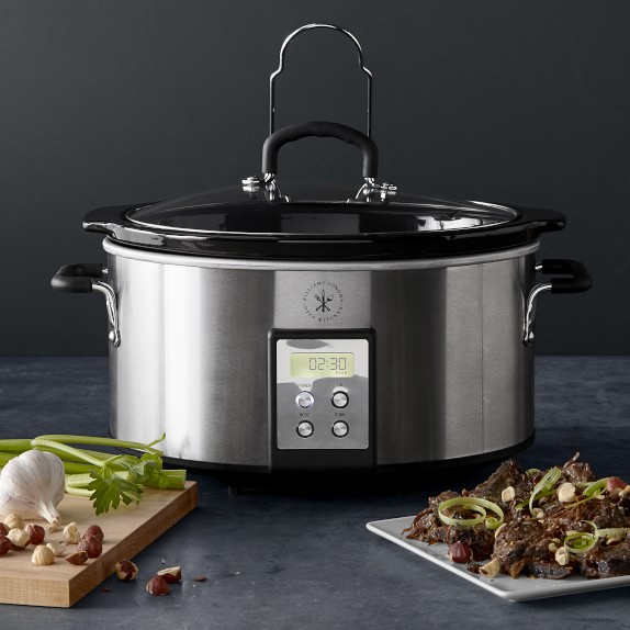 Open Kitchen By Williams Sonoma Programmable Slow Cooker 6 Qt Williams Sonoma