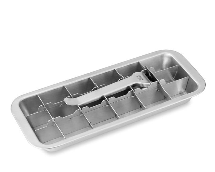 Onyx Stainless Steel Ice Cube Tray Williams Sonoma
