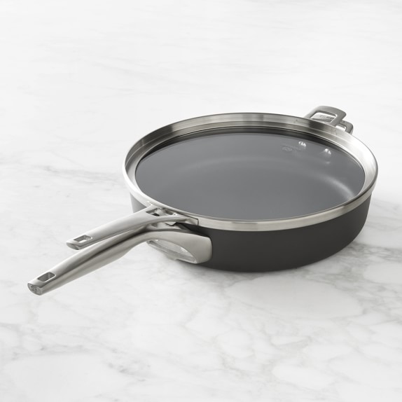 Calphalon Premier Space Saving Hard Anodized Nonstick Saute Pan With Cover Williams Sonoma