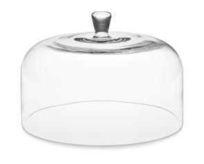 glass cake dish with lid