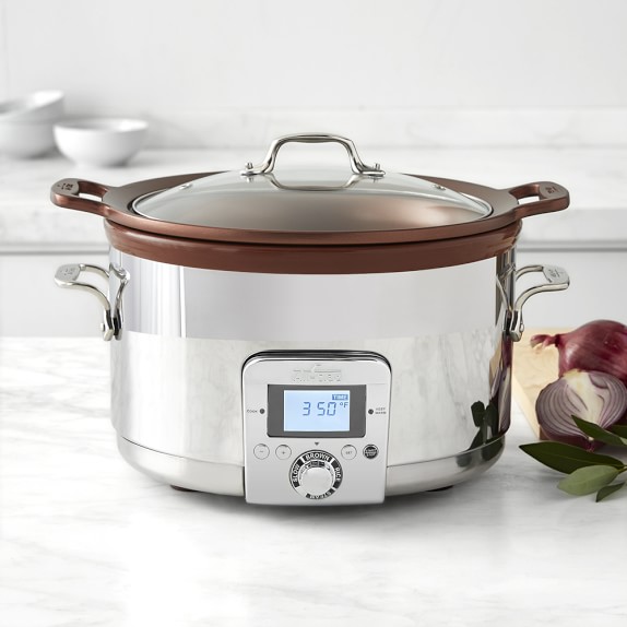 All Clad Gourmet Electric Slow Cooker 5 Qt Williams Sonoma