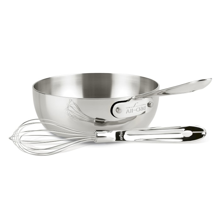 All Clad D3 Tri Ply Stainless Steel Saucier