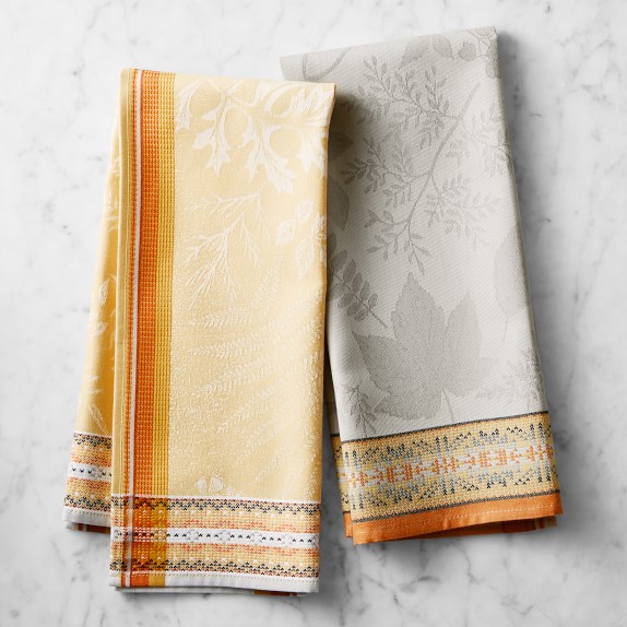Autumnal Jacquard Towels, Set of 2