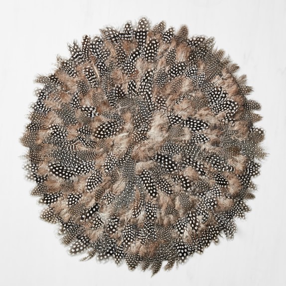 Guinea Fowl Feather Placemat