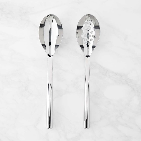 Williams Sonoma Signature Stainless Steel Spoons, Set of 2
