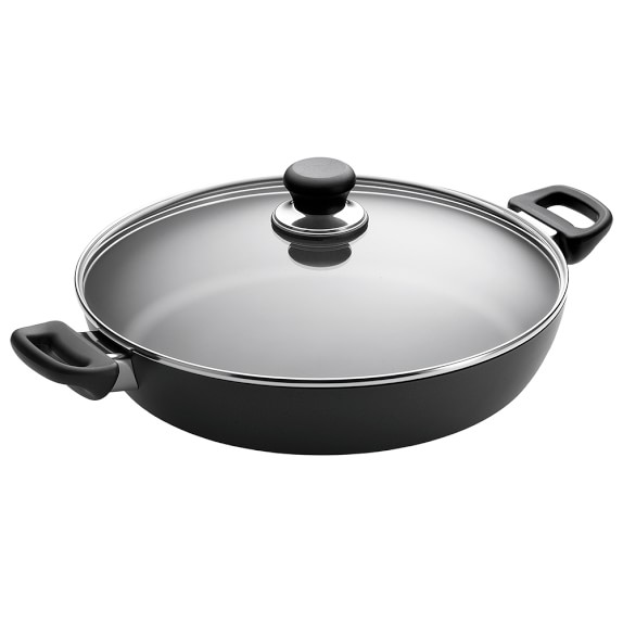SCANPAN Classic Nonstick Chef's Pan with Lid, 4 1/4-Qt.