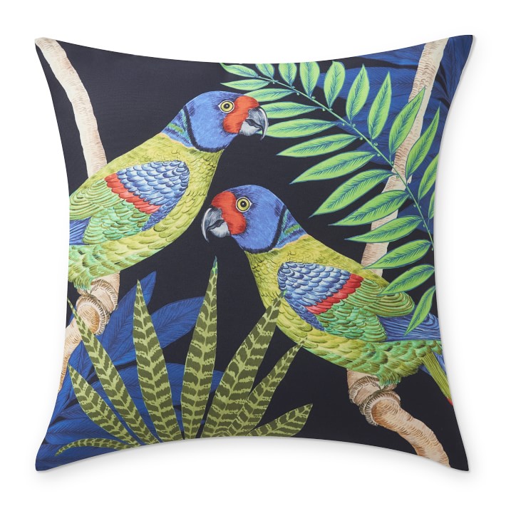 parrot outdoor pillows
