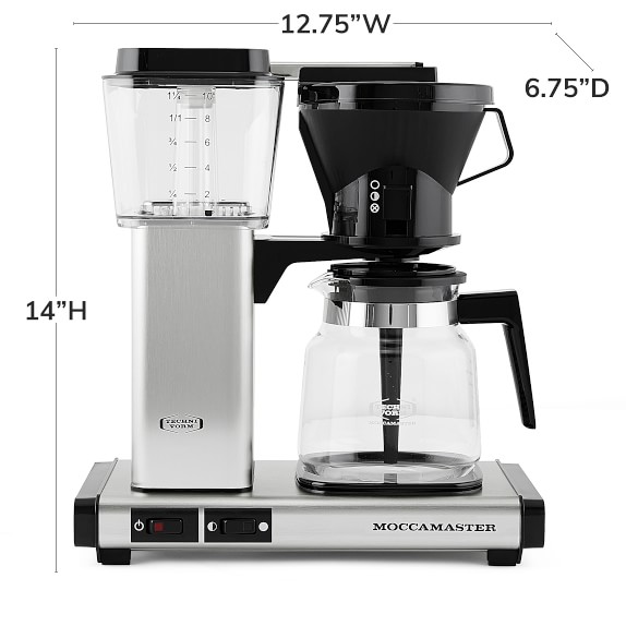 analyse creatief herhaling Moccamaster by Technivorm Coffee Maker with Glass Carafe | Williams Sonoma