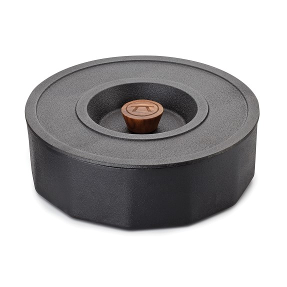 Cast Iron Tortilla Warmer and Multi-Purpose Pot with Lid, 3-Qt.