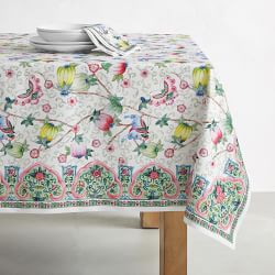 Vine Floral Boutis Tablecloth | Williams Sonoma