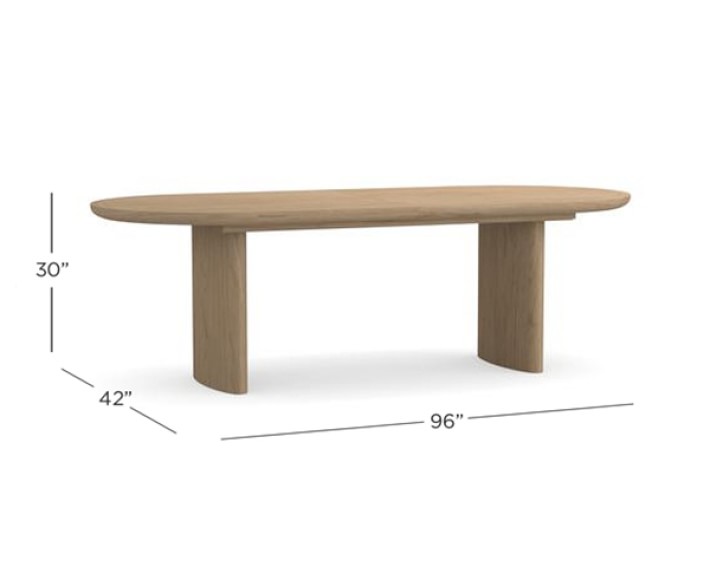 Radius Oval Dining Table Williams Sonoma Radius Oval Dining Table Williams Sonoma