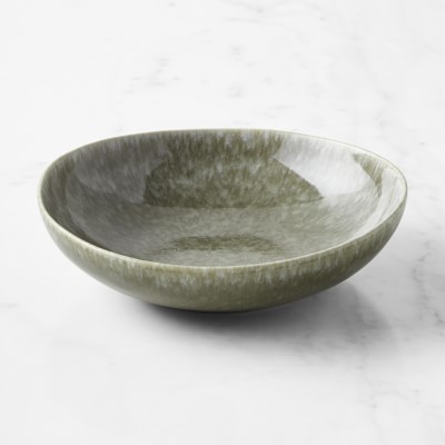 Cyprus Reactive Glaze Pasta Bowl Set with Serve Bowl, Grey