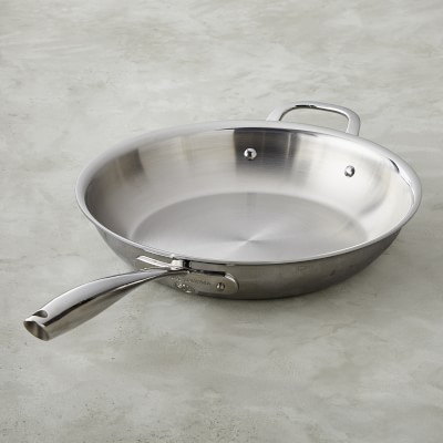 Williams Sonoma Signature Thermo Clad Stainless Steel Fry Pan Williams Sonoma Ca Williams