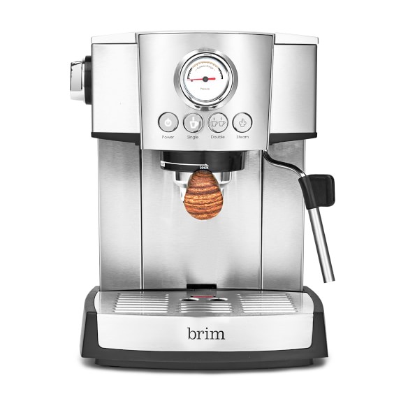 Bar Espresso Maker with Wood Handle 