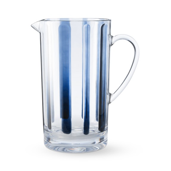 Outdoor Navy Stripe Pitcher