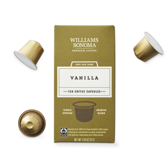 Williams Sonoma Coffee Capsules, Vanilla Williams Sonoma CA