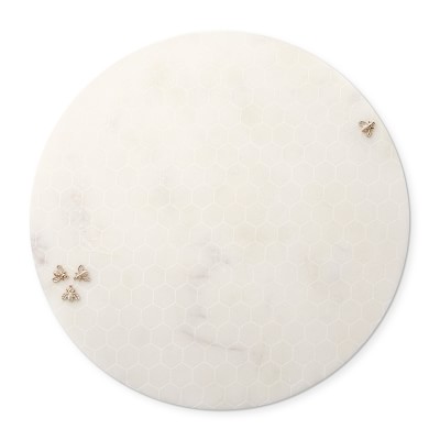 Marble Honeycomb Round Cheese Board