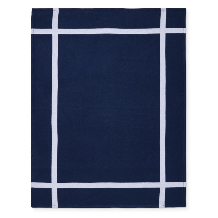 Cashmere & Wool Equestrian Throw Blanket Williams Sonoma