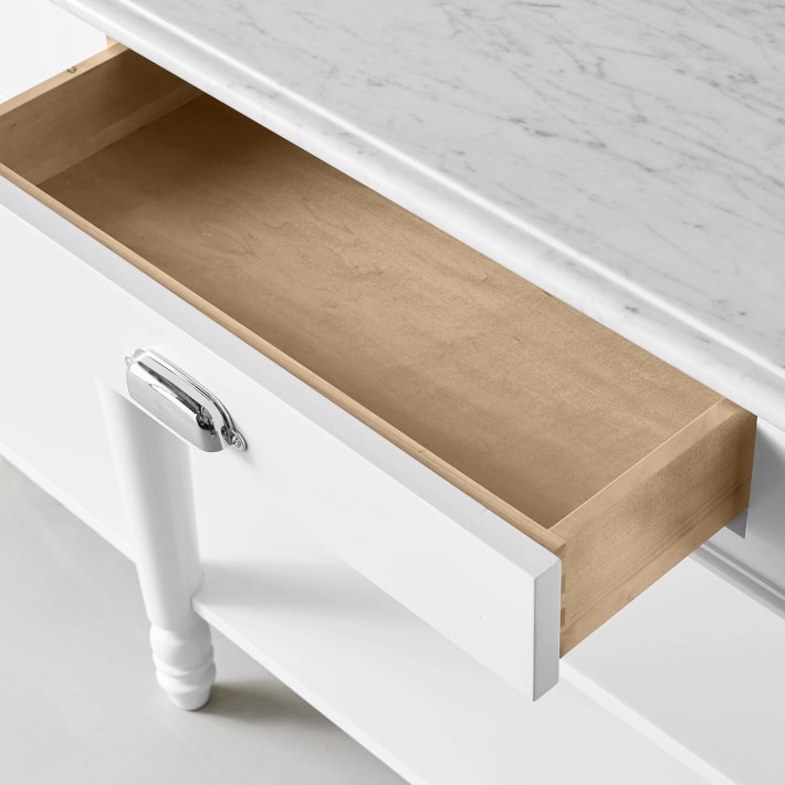 Larkspur MarbleTop Kitchen Island Williams Sonoma