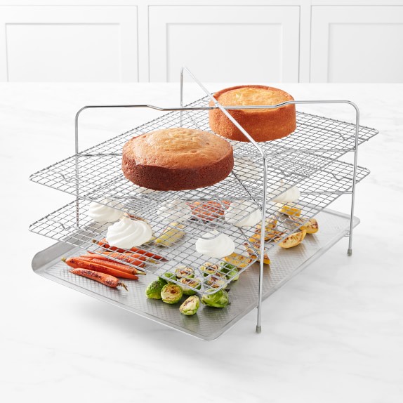 Round Oblong Cooling Rack Steel Cakes Pizza Bread Pies 