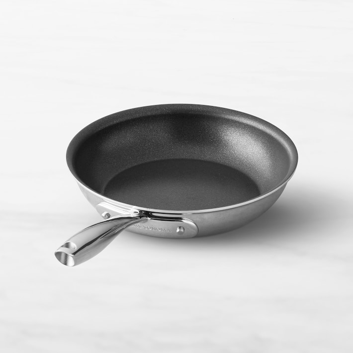 Williams Sonoma Signature Thermo-Clad™ Stainless-Steel Nonstick Fry Pan, 8"