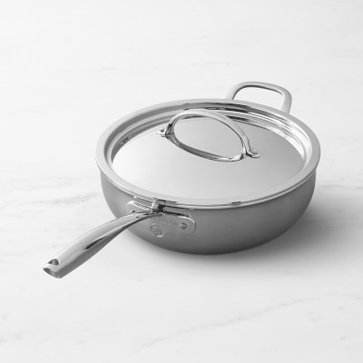 Williams Sonoma Signature Thermo-Clad™ Stainless-Steel Frying Pan ...
