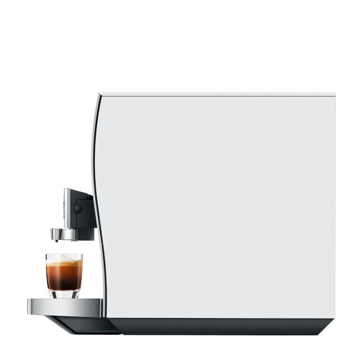 JURA Z10 Aluminum White Fully Automatic Espresso Machine Williams Sonoma
