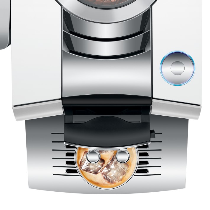 JURA Z10 Aluminum White Fully Automatic Espresso Machine Williams Sonoma