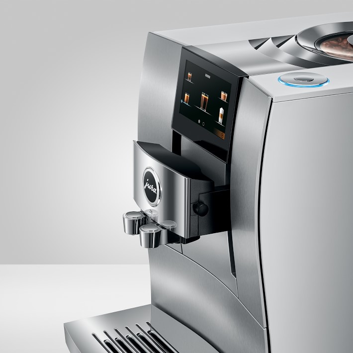 JURA Z10 Aluminum White Fully Automatic Espresso Machine Williams Sonoma