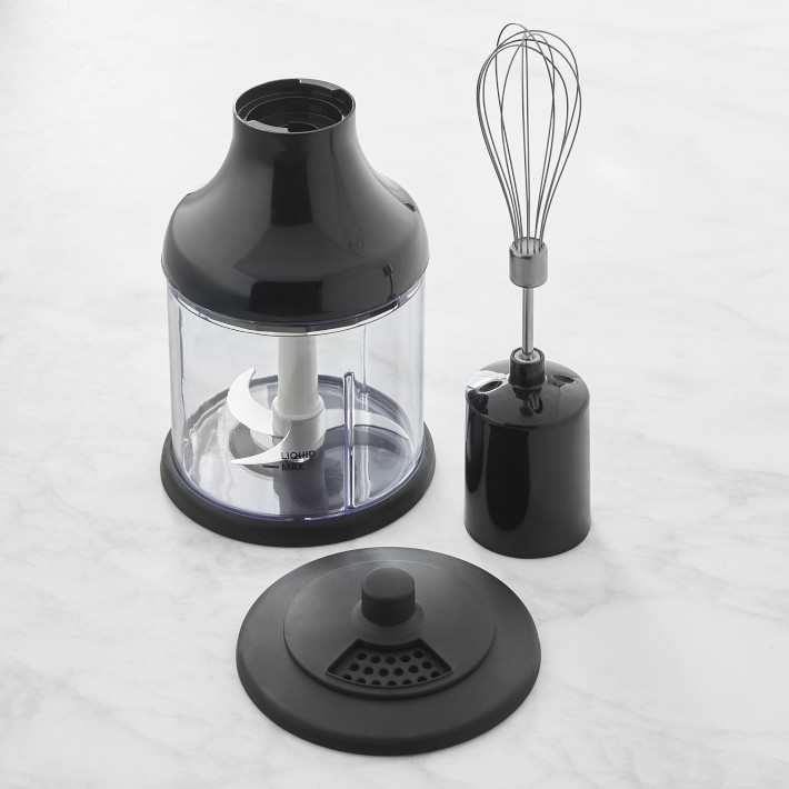 AllClad XJ700042 Immersion Blender Mini Chopper and Whisk Attachments