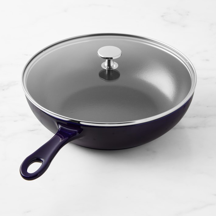 Staub Enameled Cast Iron Saute Pan Williams Sonoma