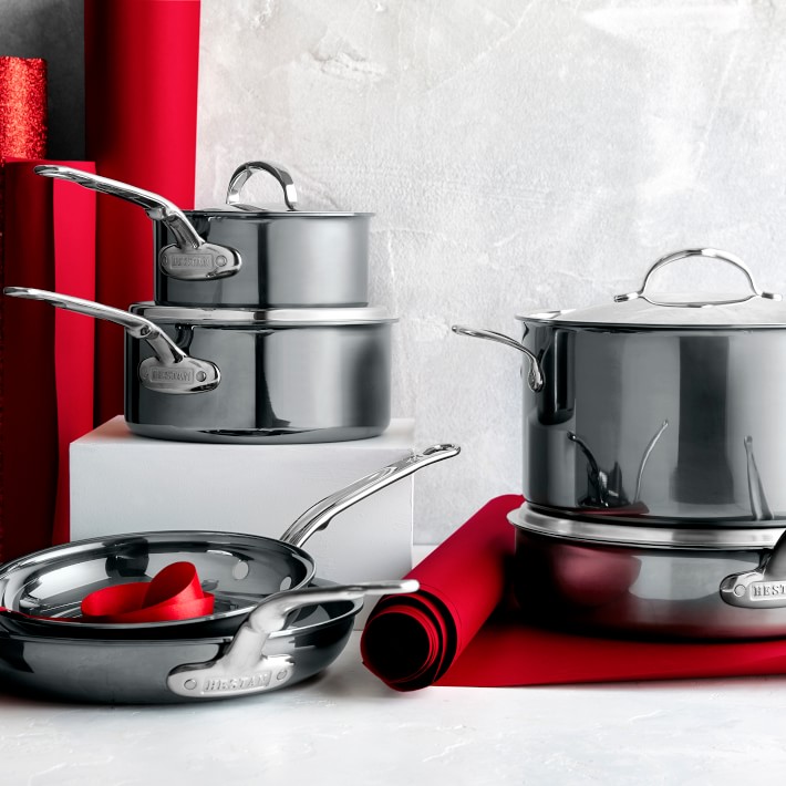 Hestan NanoBond™ StainlessSteel 10Piece Cookware Set Williams Sonoma