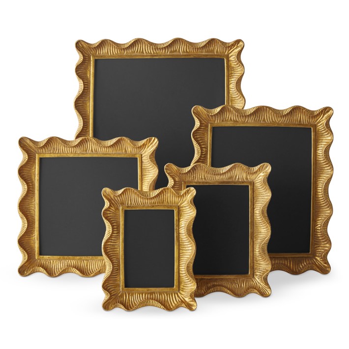 AERIN Gold Scalloped Gallery Wall Frame Williams Sonoma