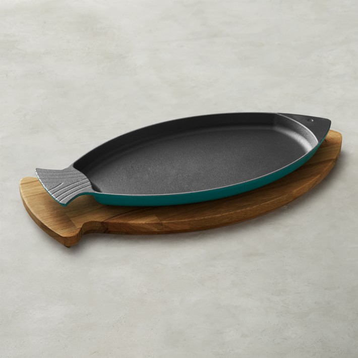 Williams Sonoma Fish Plate Fry Pan Williams Sonoma