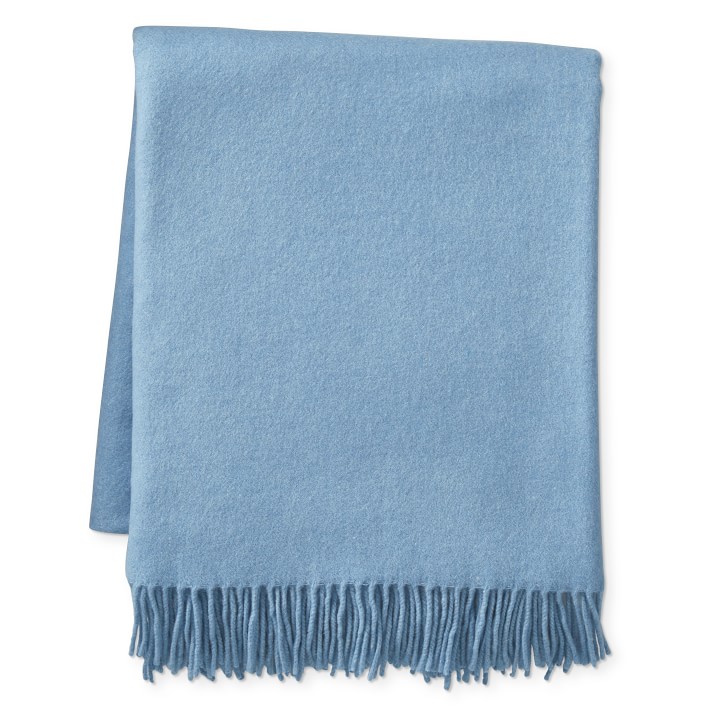 Recycled Italian Cashmere Throw Blanket Williams Sonoma