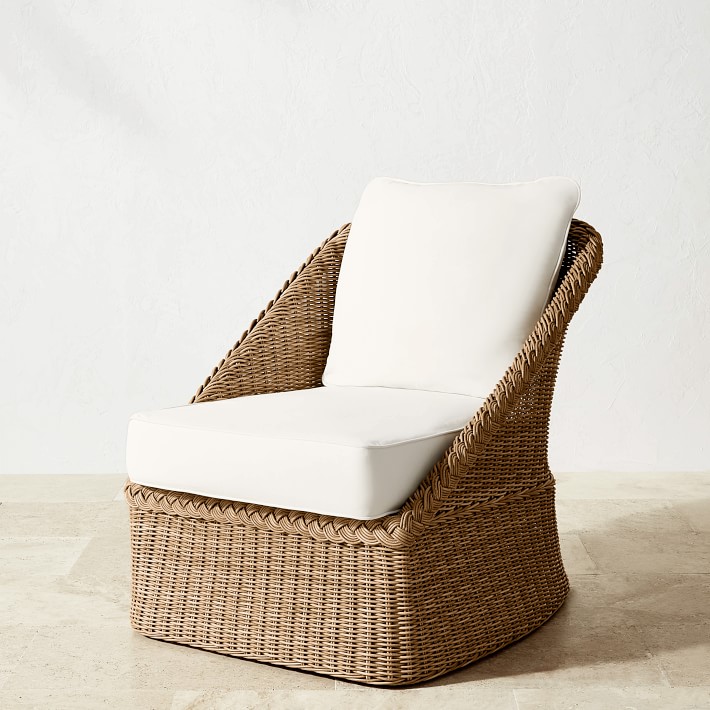 AERIN East Hampton Outdoor Club Chair Patio Furniture Williams Sonoma