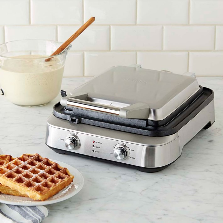 Breville Smart Waffle Maker Waffle Iron Williams Sonoma