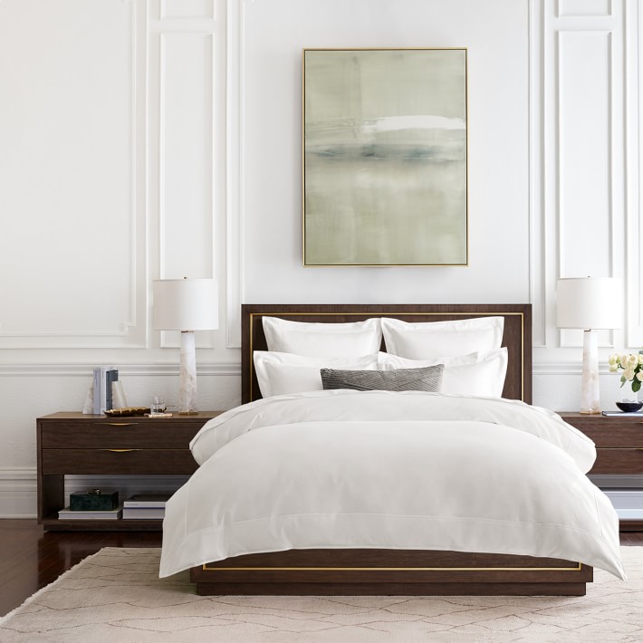 Chambers® 600TC Sateen Luxury Duvet Cover & Shams | Williams Sonoma