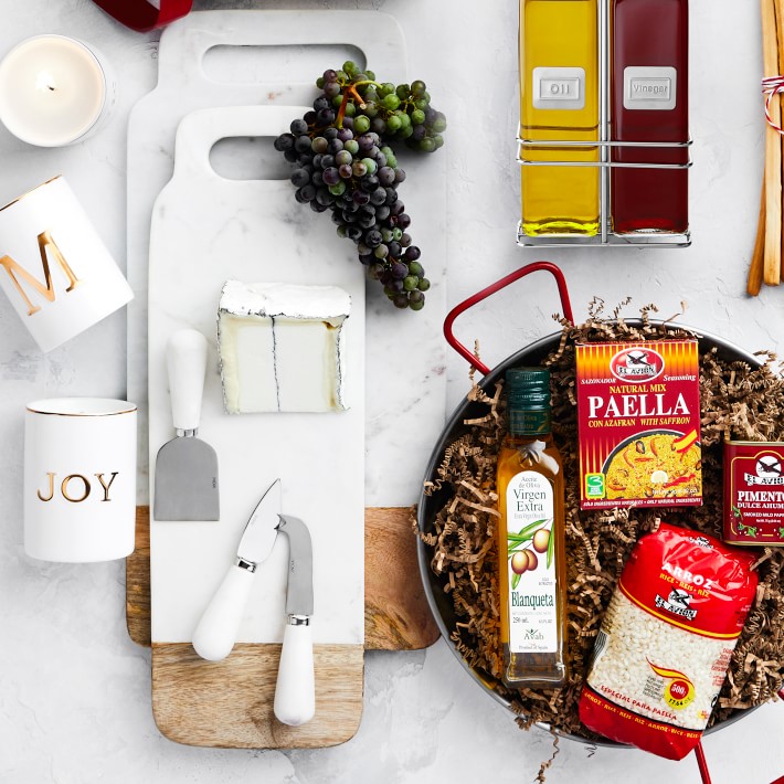 Spanish Paella Gift Set + Paella Pan Food Gift Set Williams Sonoma