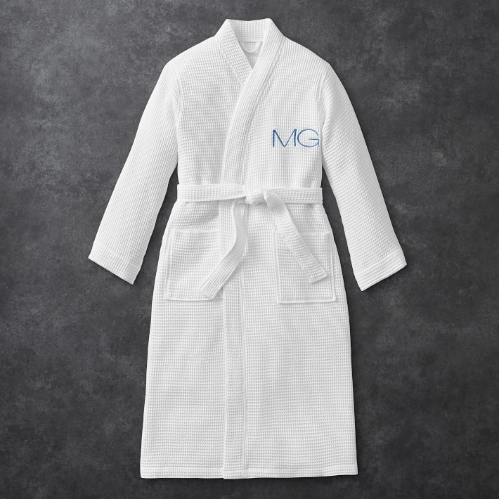 Bamboo Waffle Weave Bathrobe Williams Sonoma