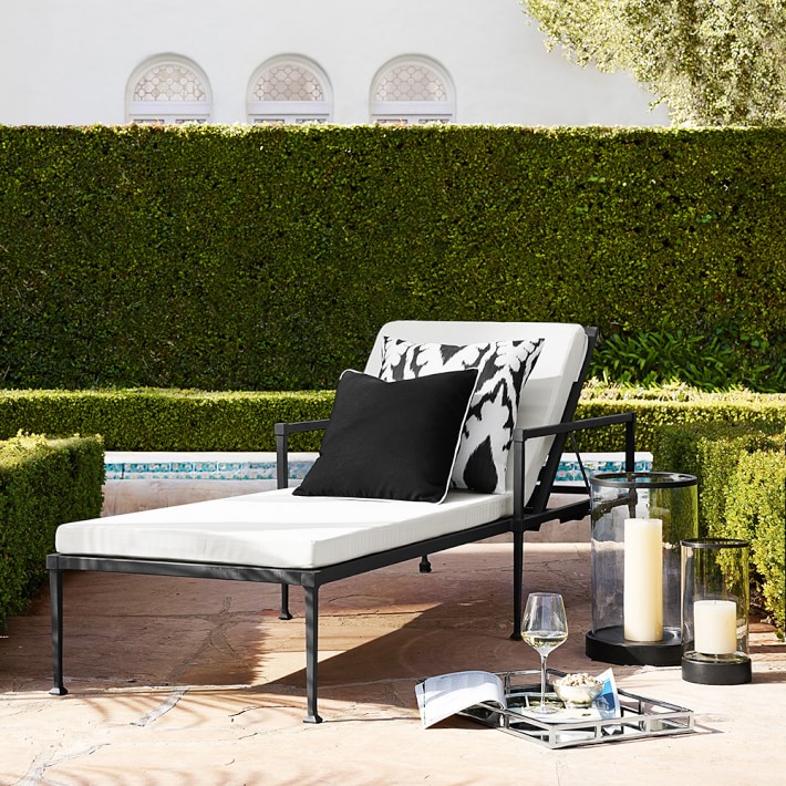 Bridgehampton Outdoor Chaise Patio Furniture Williams Sonoma