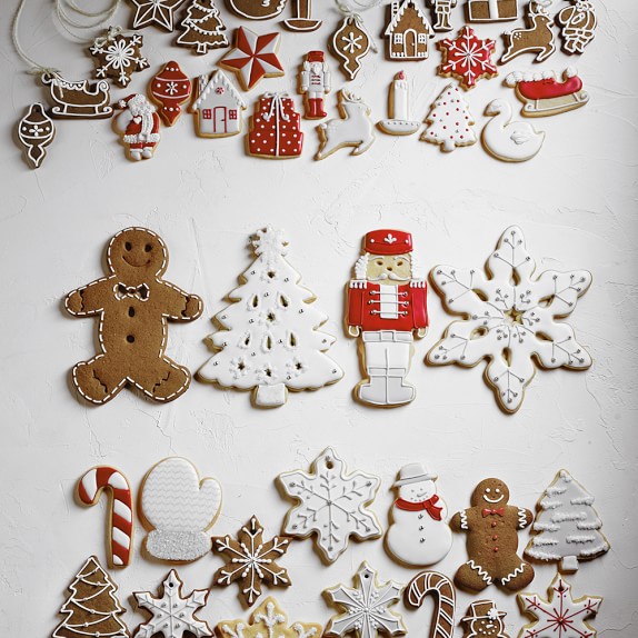 Jumbo Christmas Tree Cookie Decorating Kit Durable non stick baking pan 14x13 