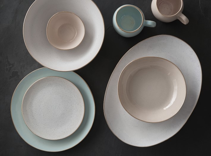 Drip Glaze 16Piece Dinnerware Set Williams Sonoma