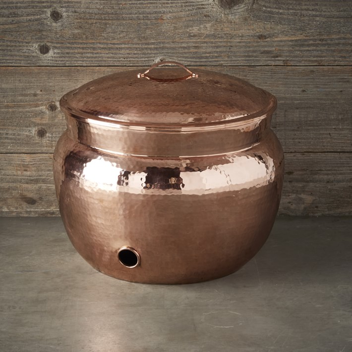 Copper Hose Container Garden Tools Williams Sonoma