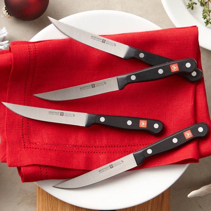 Wüsthof Gourmet 4Piece Steak Knife Set Williams Sonoma