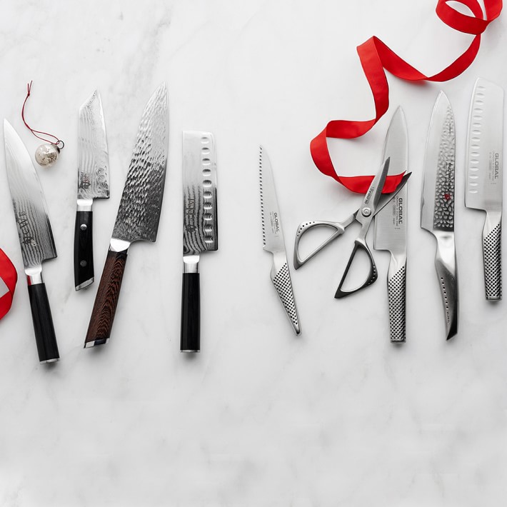 Global Classic 6” Serrated Utility Knife Williams Sonoma CA Williams Sonoma