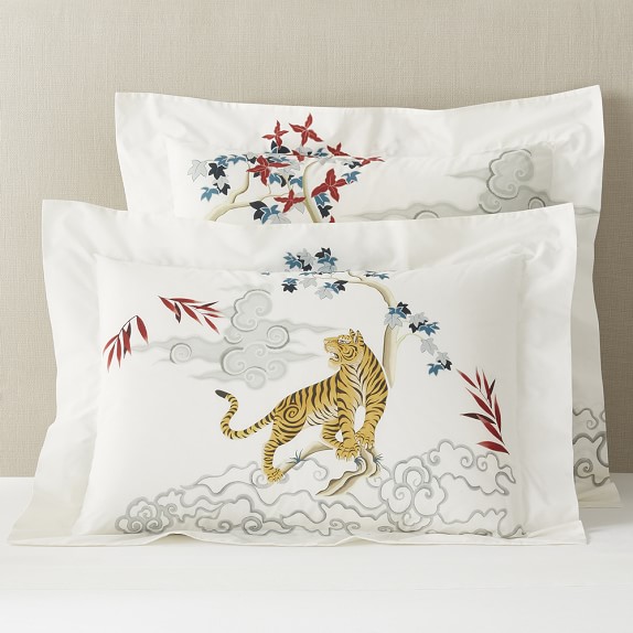 williams sonoma tiger duvet