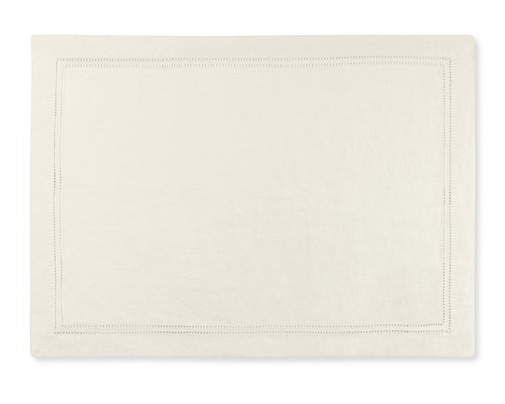 Linen Double Hemstitch Placemats Williams Sonoma