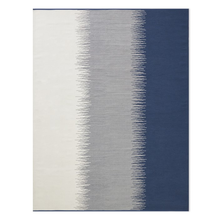 Perennials® Ikat Striped Outdoor Rug Williams Sonoma