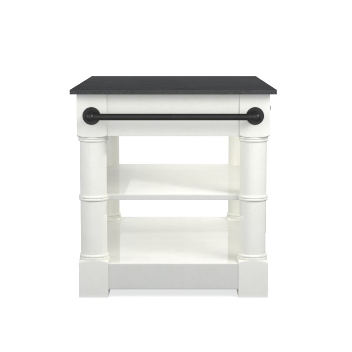 Barrelson Single Black Granite Top Kitchen Island Williams Sonoma